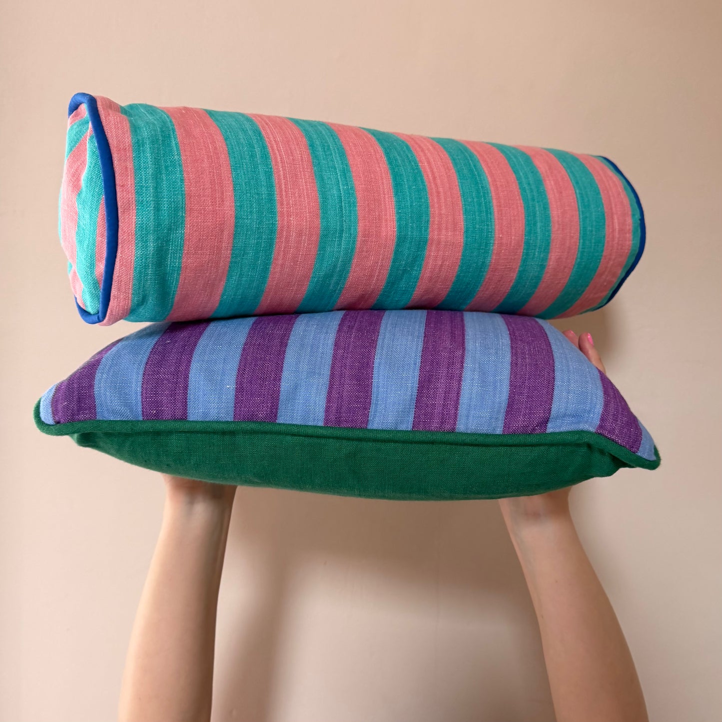 Striped Bolster
