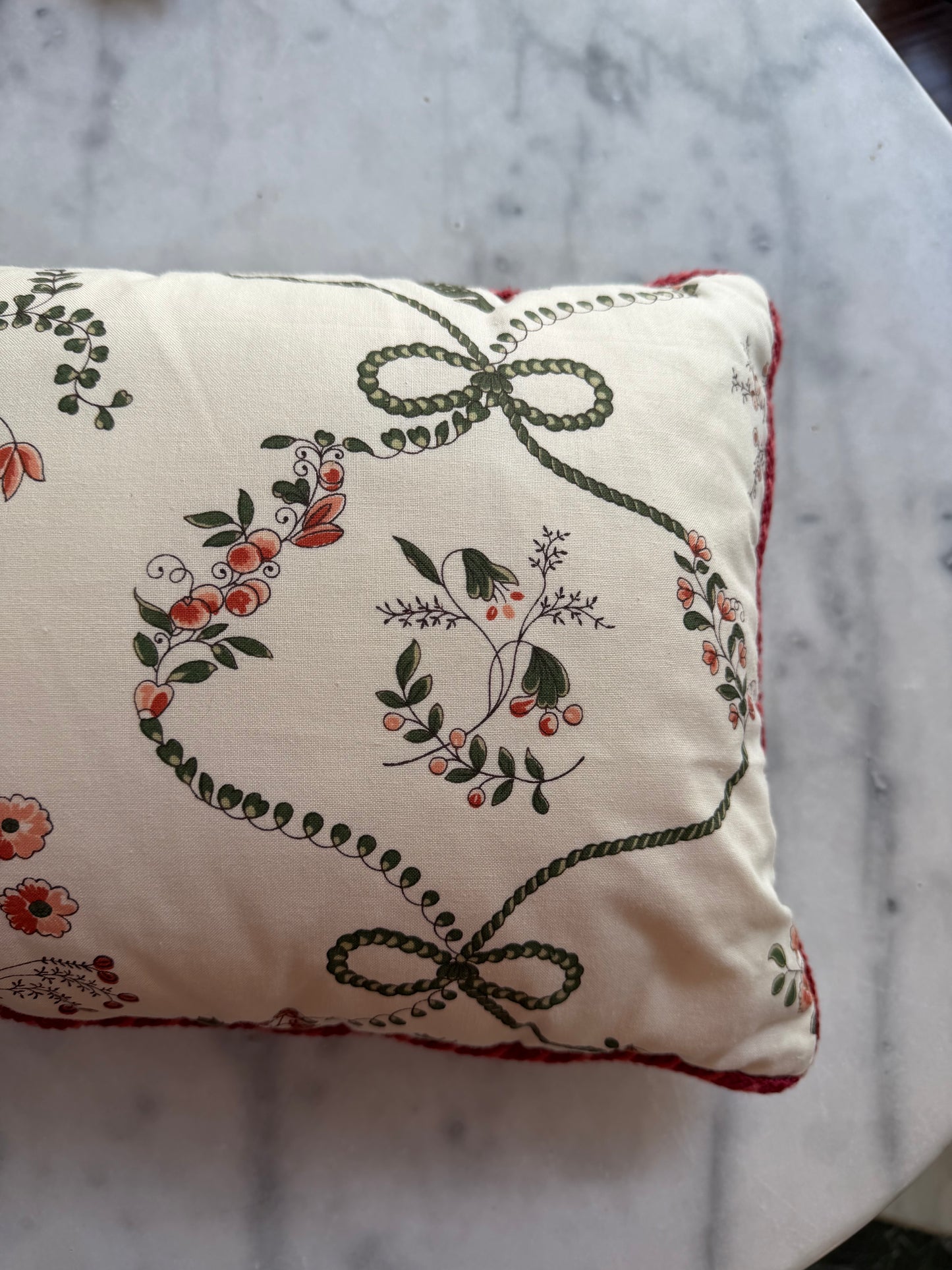 Laura Ashley Bow Print Cushion