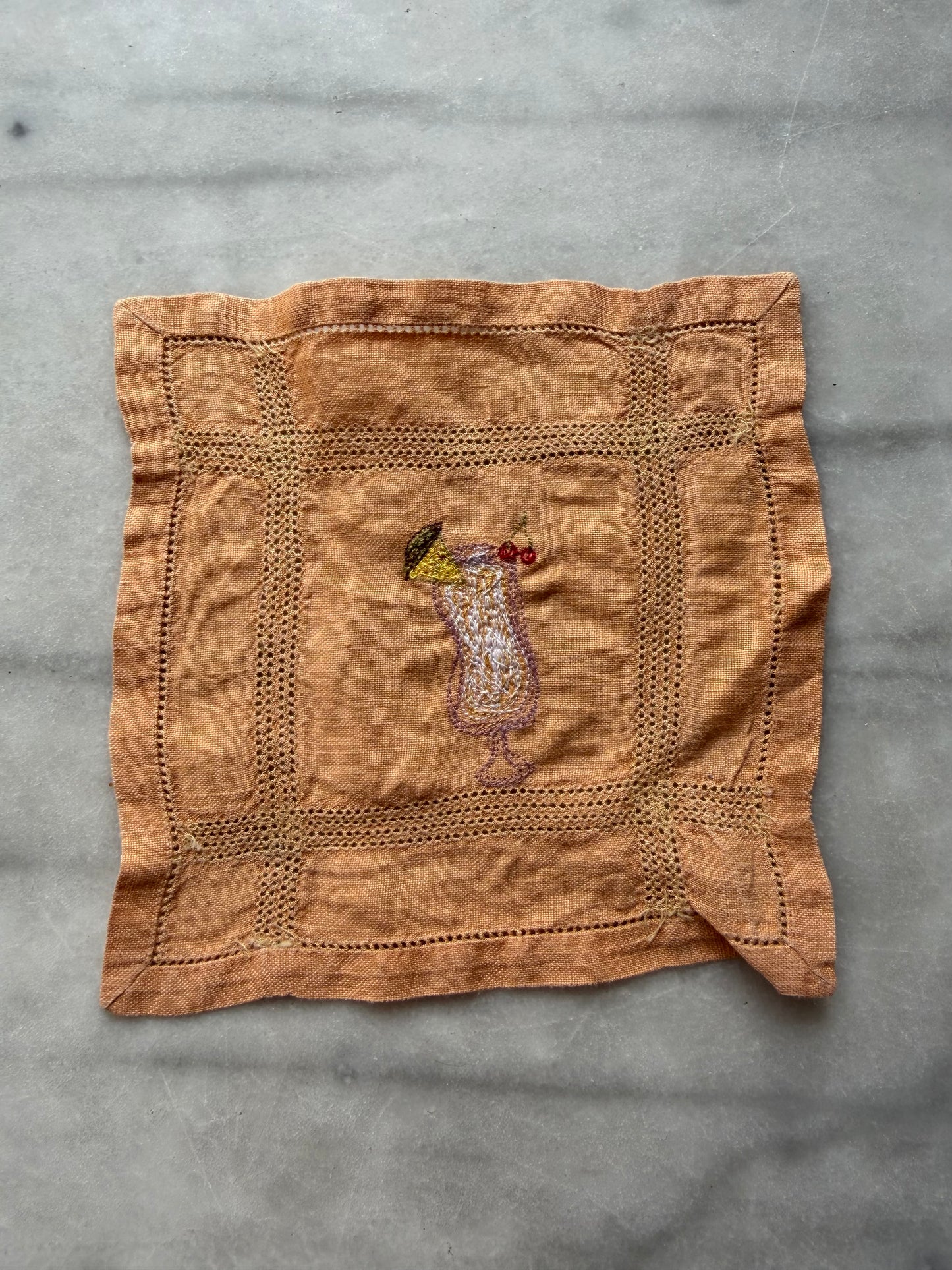 Embroidered Cocktail Napkins
