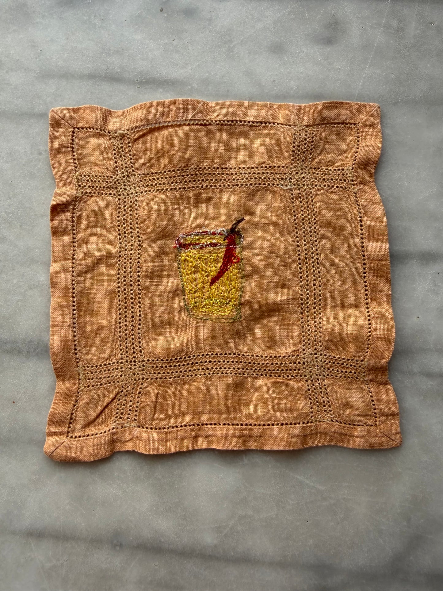 Embroidered Cocktail Napkins