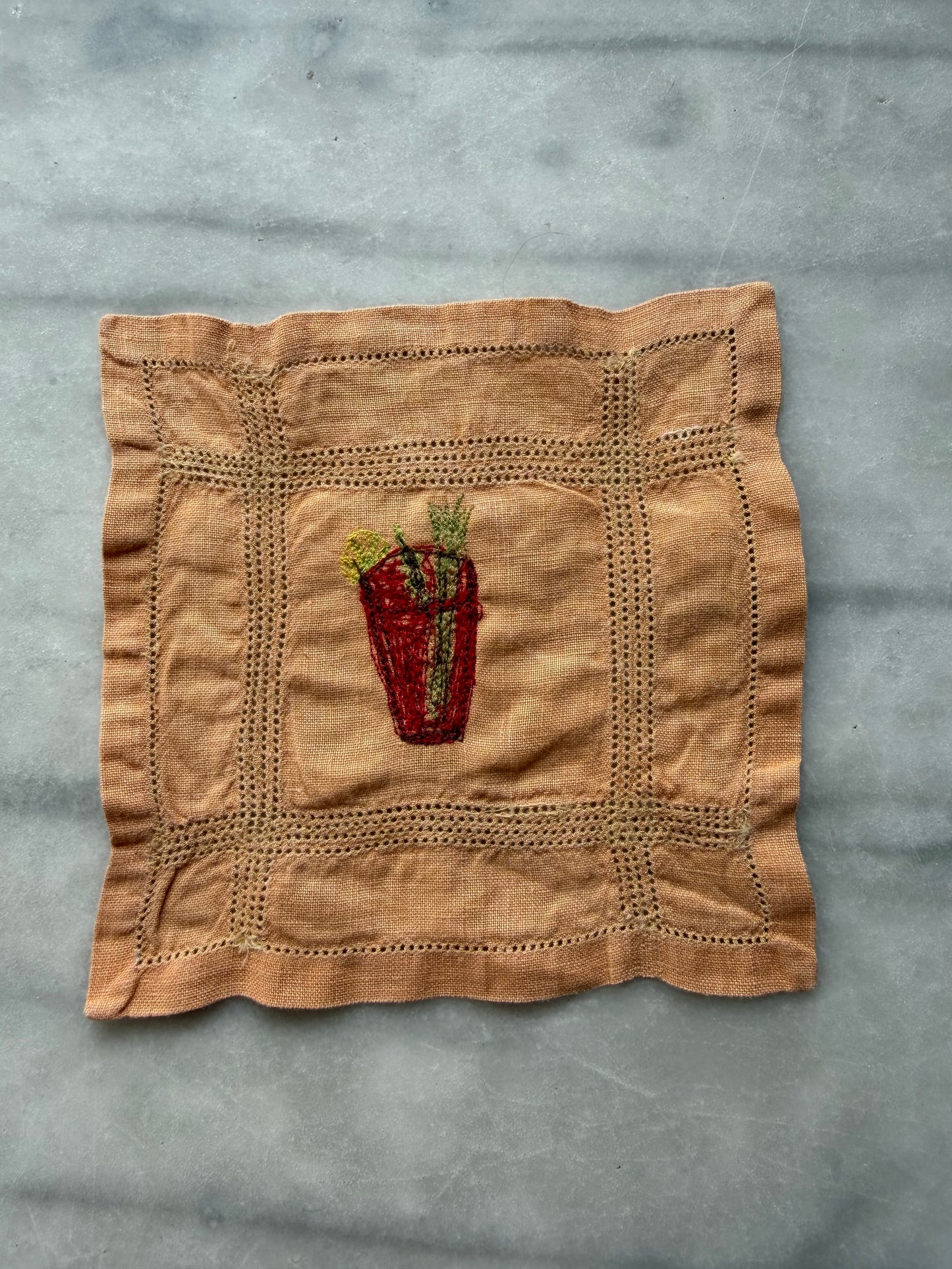 Embroidered Cocktail Napkins