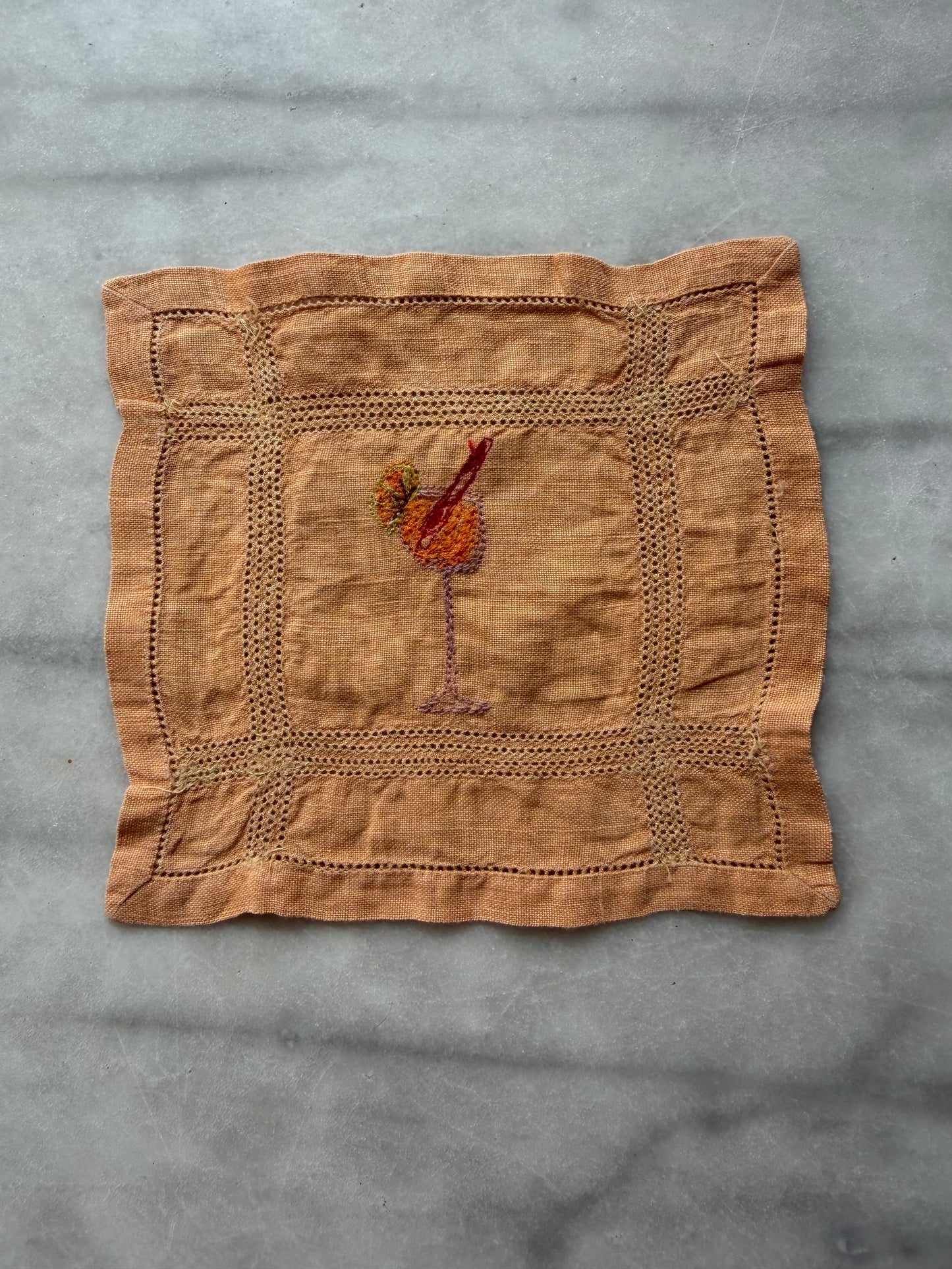 Embroidered Cocktail Napkins