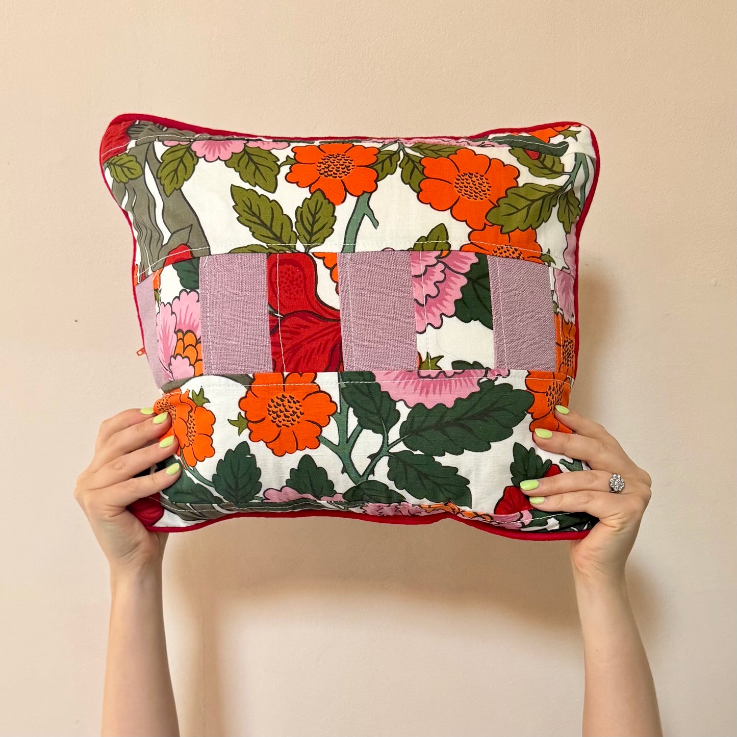 Bernard Wardle Pomona Patchwork Cushion