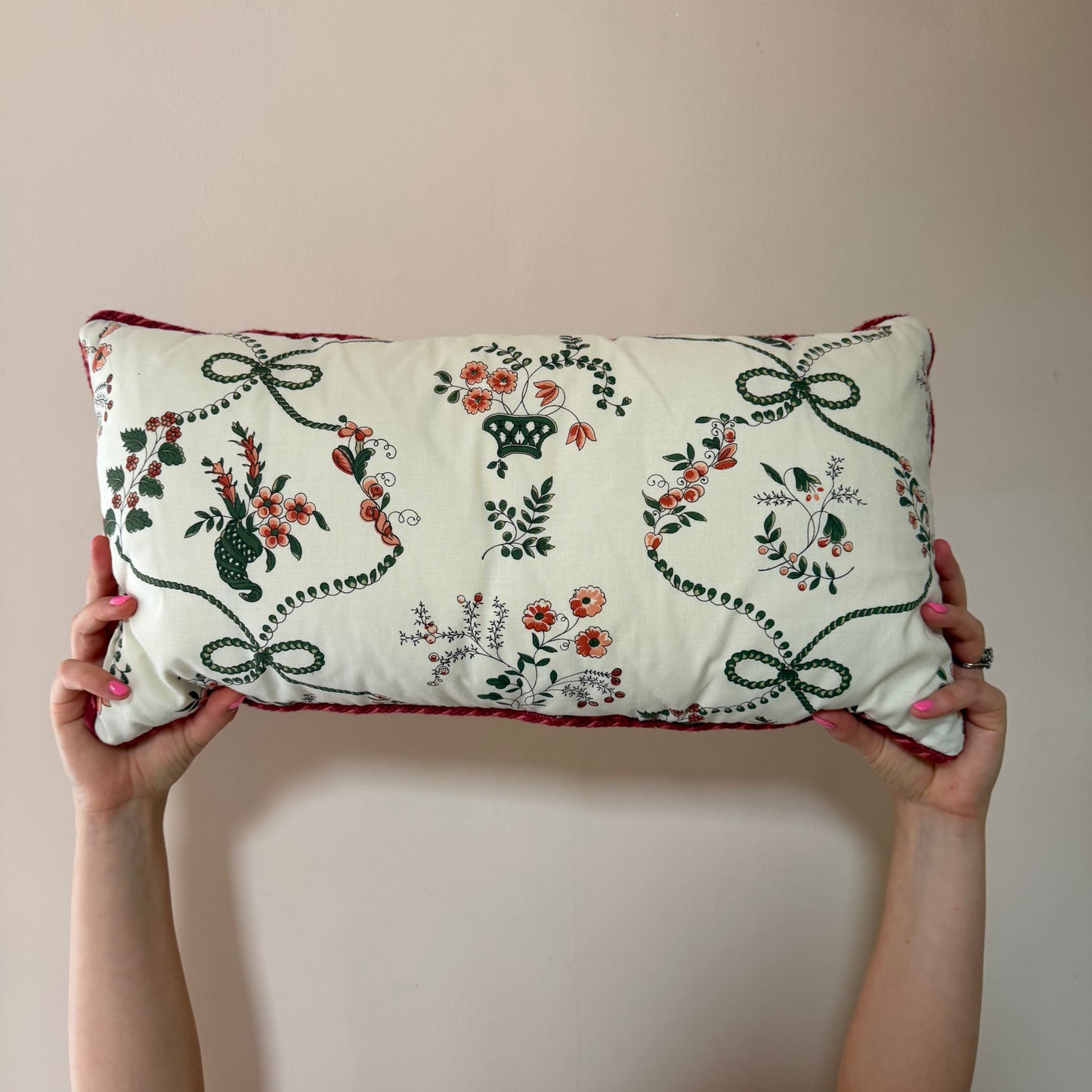Laura Ashley Bow Print Cushion