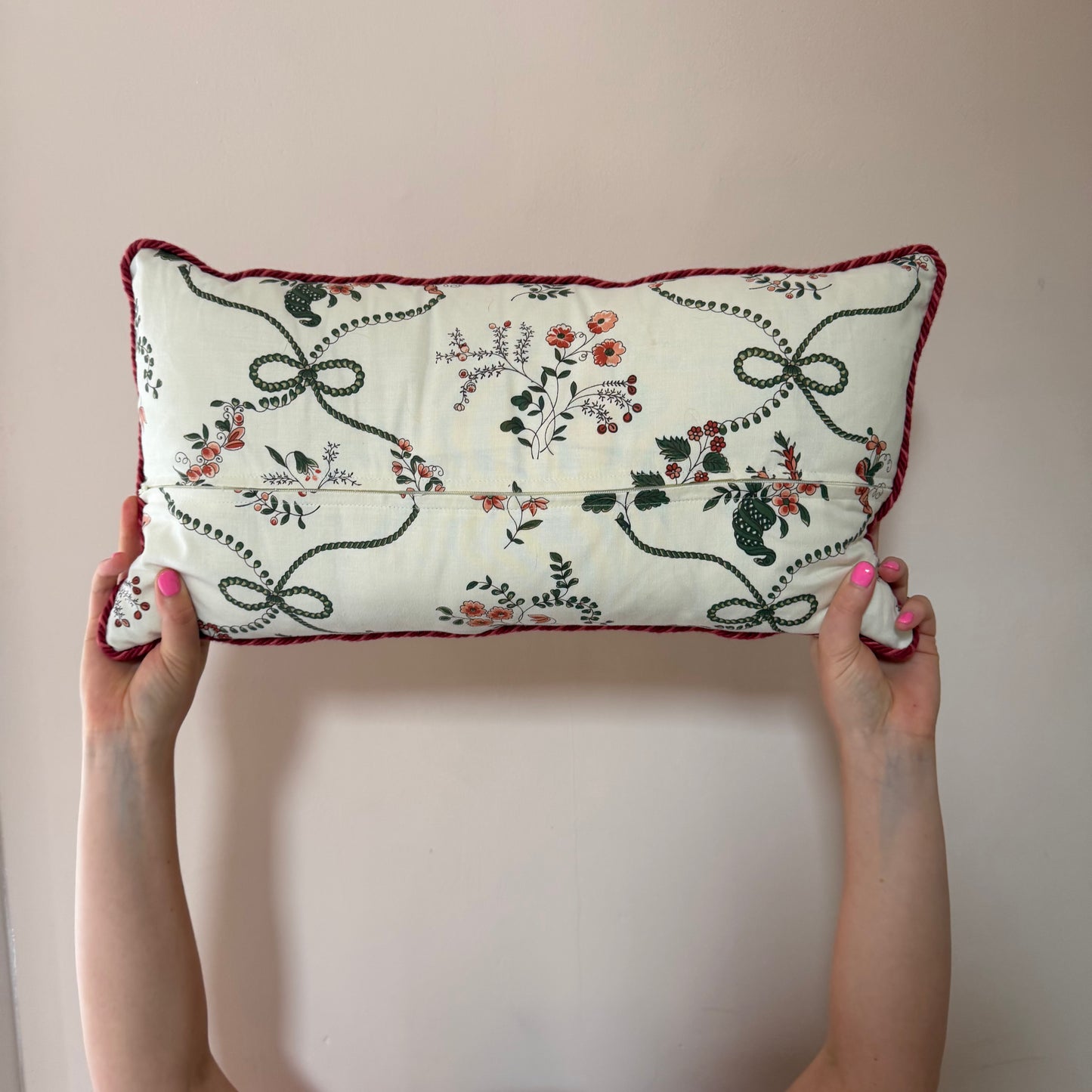 Laura Ashley Bow Print Cushion