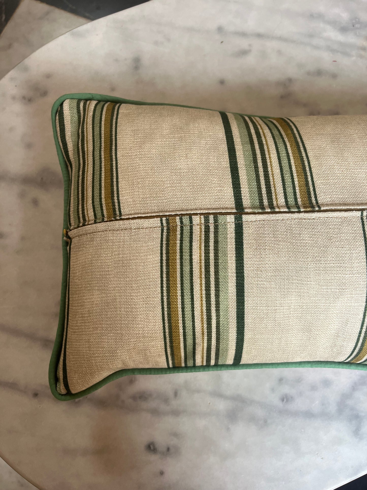 Geometric Leaf Print Cushion