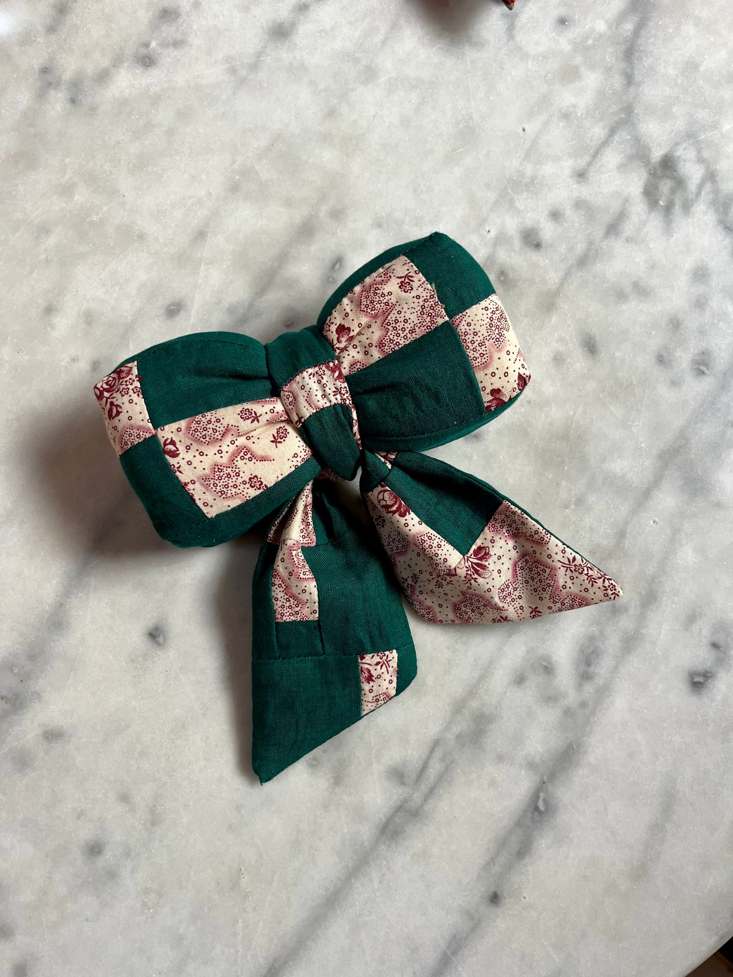 Squishy Patchwork Bow